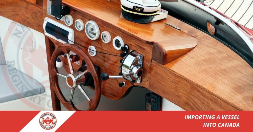 Importing a Vessel into Canada 1