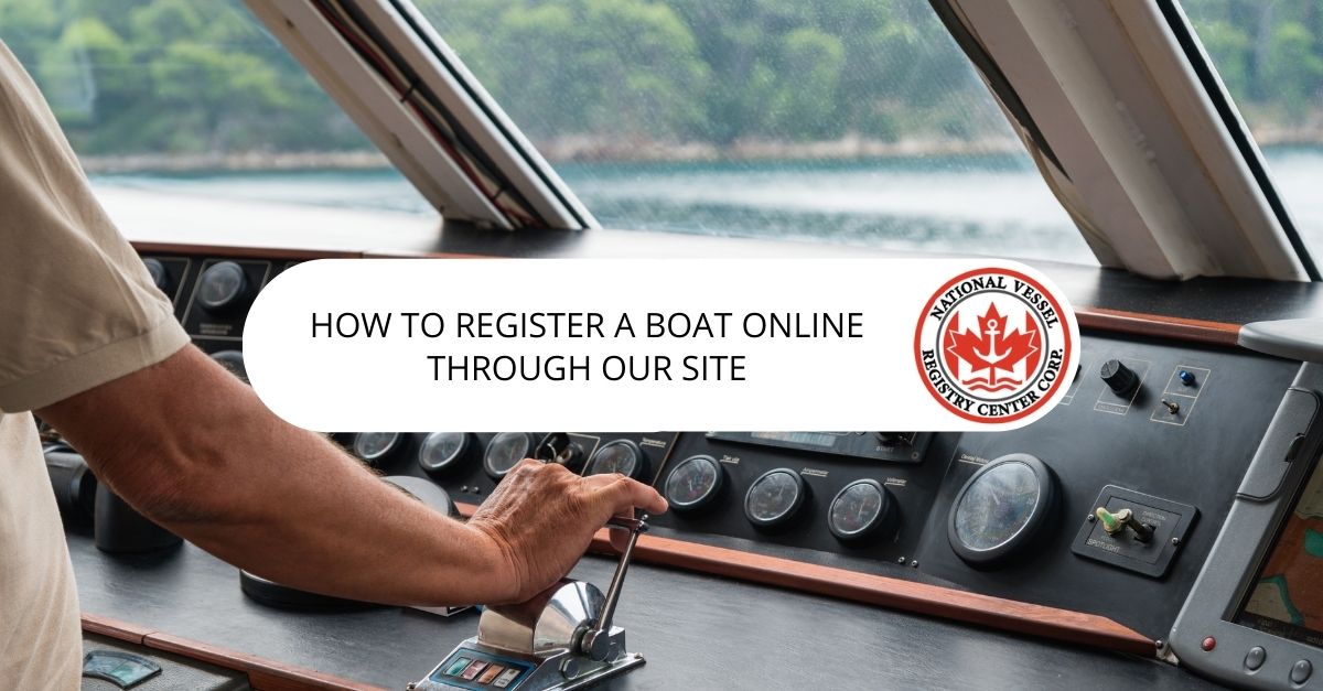 How to Register a Boat Online Through Our Site