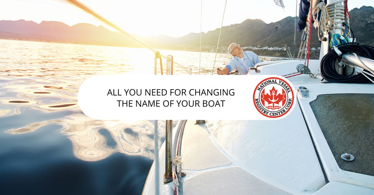 How to Change the Name of Your Canadian Boat Online