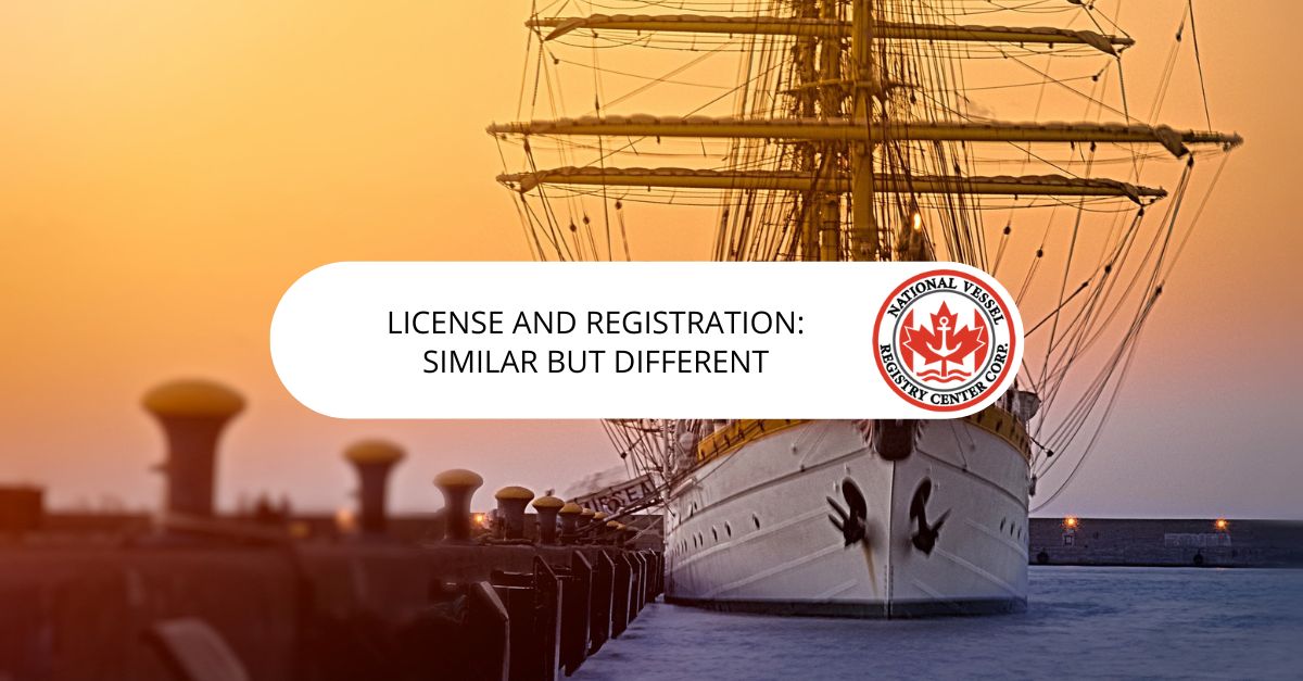 License and Registration: Similar But Different