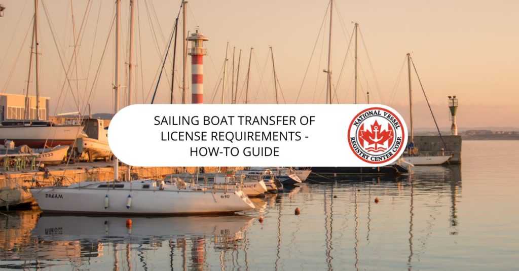 nan — How to Transfer a Sailing Boat License?