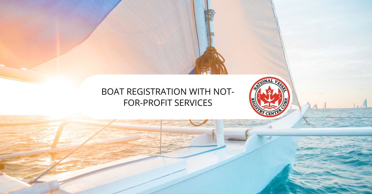 Boat Registration with Not-for-Profit Services