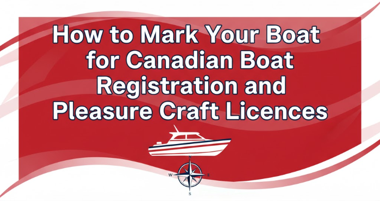 How to Mark Your Boat for Canadian Boat Registration and Pleasure Craft Licences