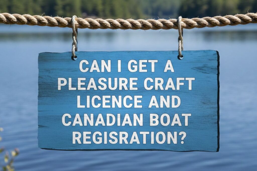Can I Get a Pleasure Craft Licence and Canadian Boat Registration?