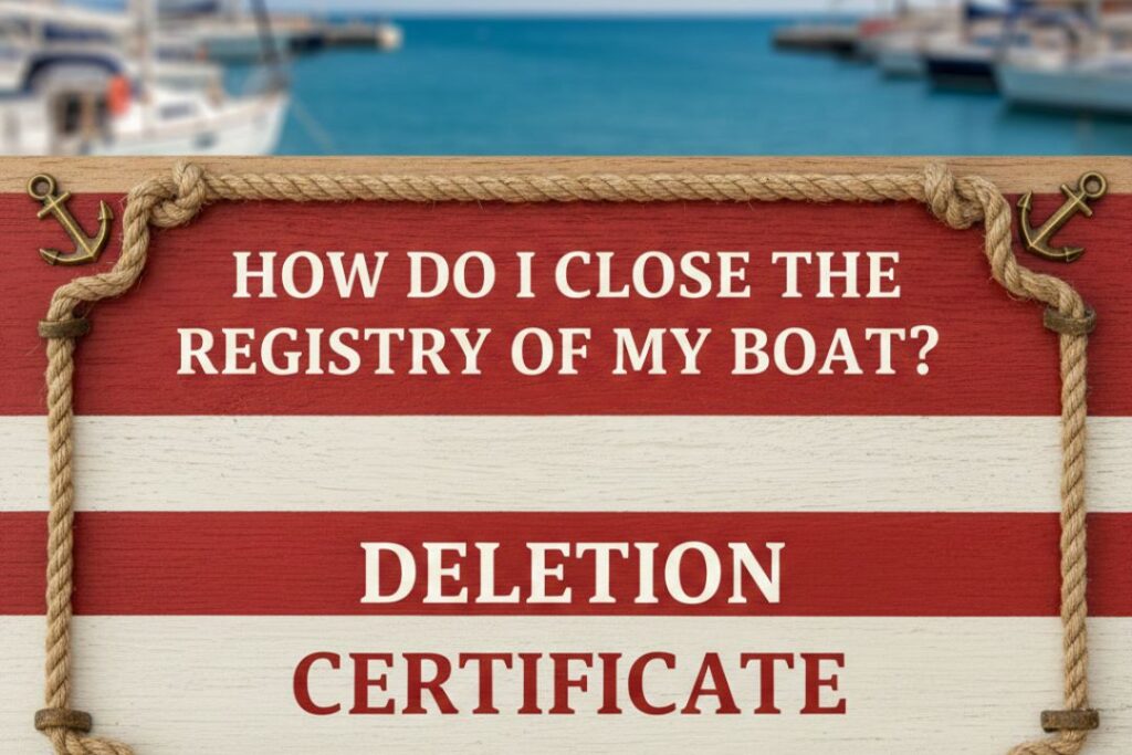 How Do I Close My Boat's Registry? Deletion Certificate