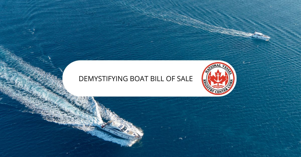 Demystifying Boat Bill of Sale
