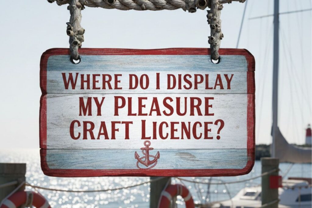 Where Do I Display My Pleasure Craft Licence?