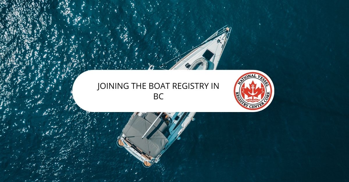 Joining the Boat Registry in BC