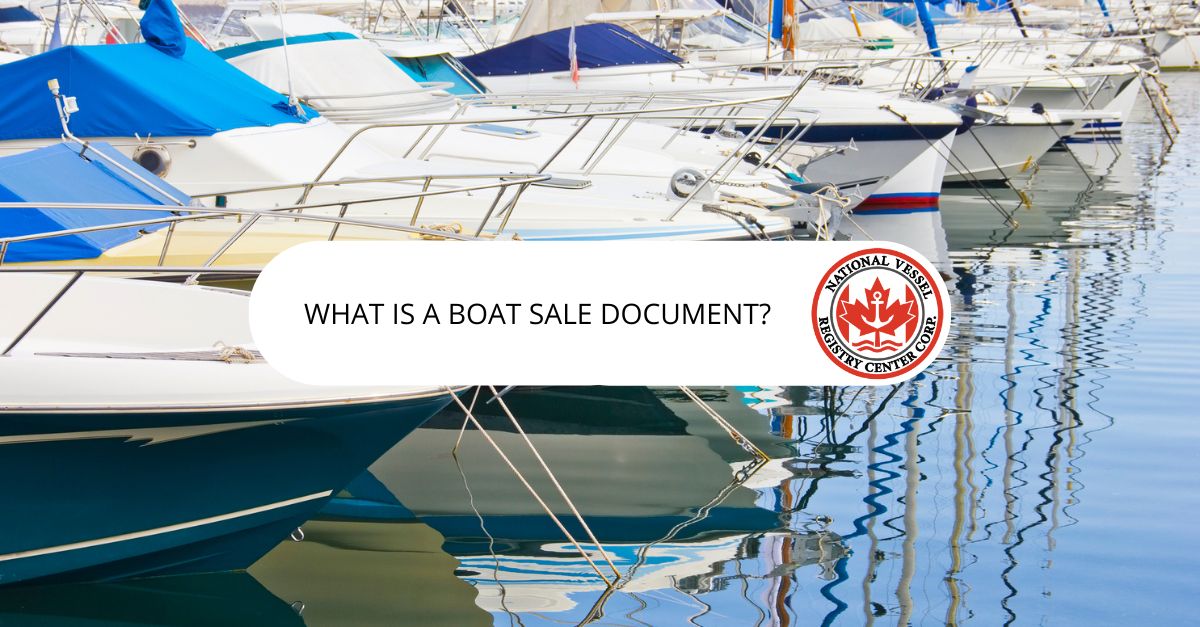 What is a Boat Sale Document?