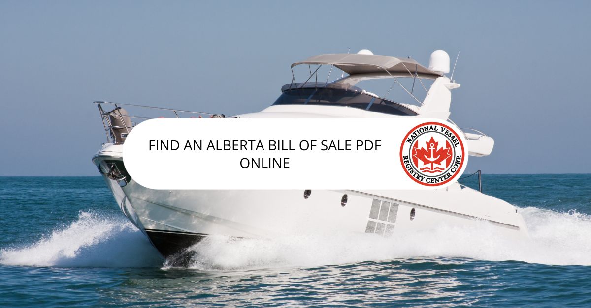 Find an Alberta Bill of Sale PDF Online