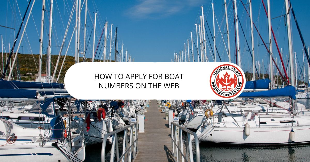 How to Apply for Boat Numbers on the Web