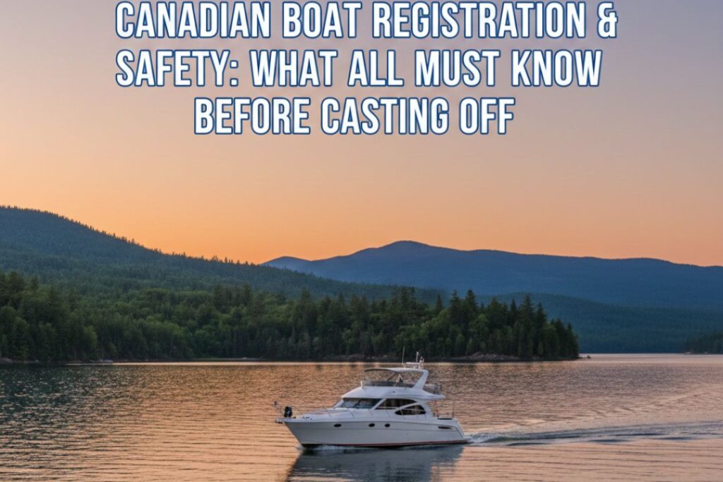 Canadian Boat Registration & Safety: What All Must Know Before Casting Off