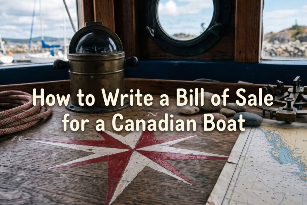 Boat Bill of Sale