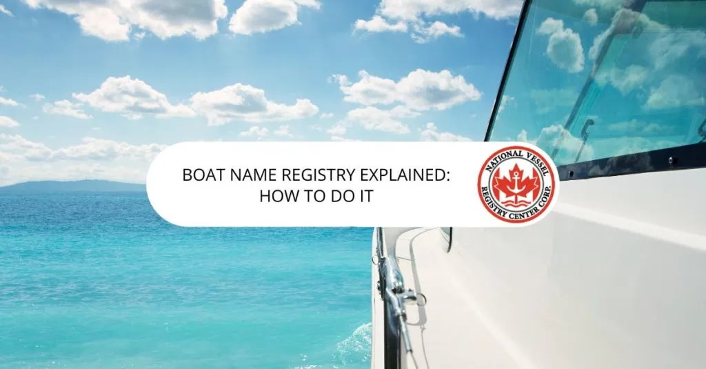 Boat Name Registry Explained