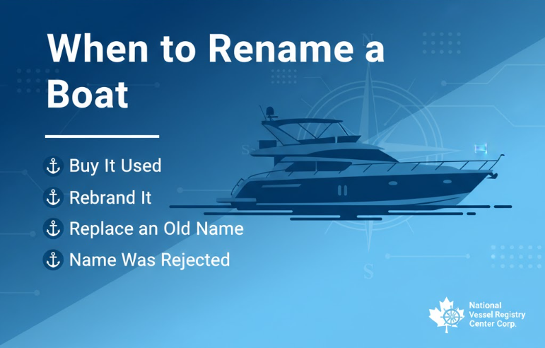 How to Change the Name of a Boat