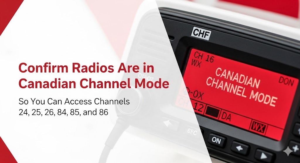 Transport Canada VHF Rules 2025