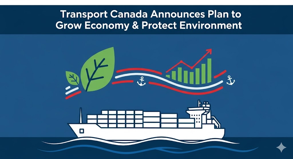 Transport Canada Announces Plan to Grow Economy and Protect Environment