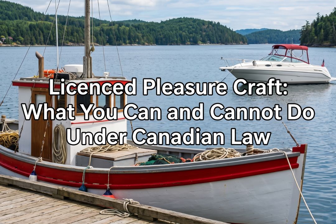 licenced pleasure craft