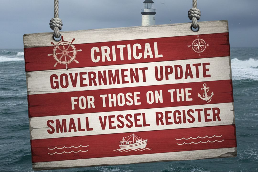 Critical Government Update for Those on the Small Vessel Register