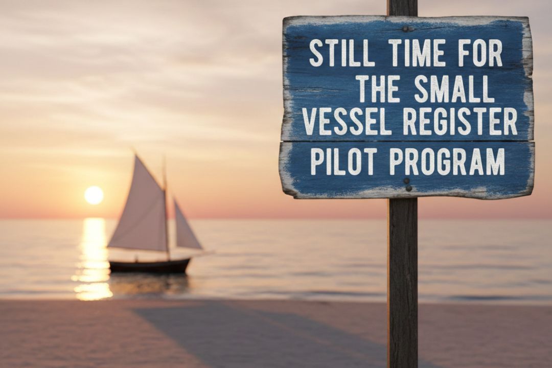 Still Time for the Small Vessel Register Pilot Program