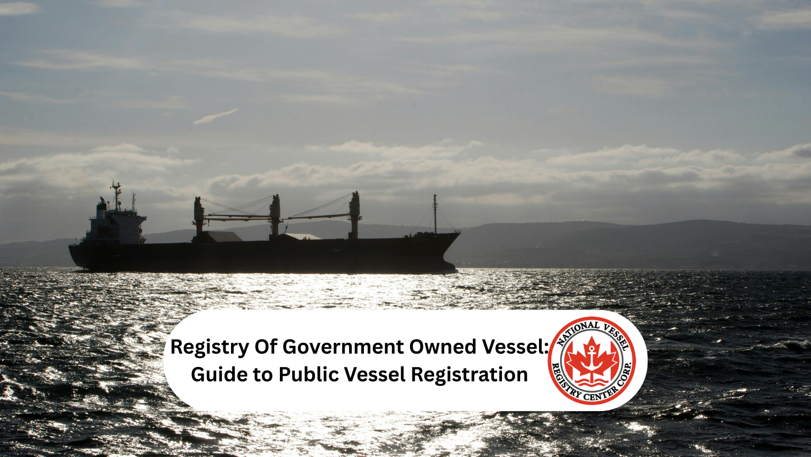Registry Of Government Owned Vessel: Guide to Public Vessel Registration