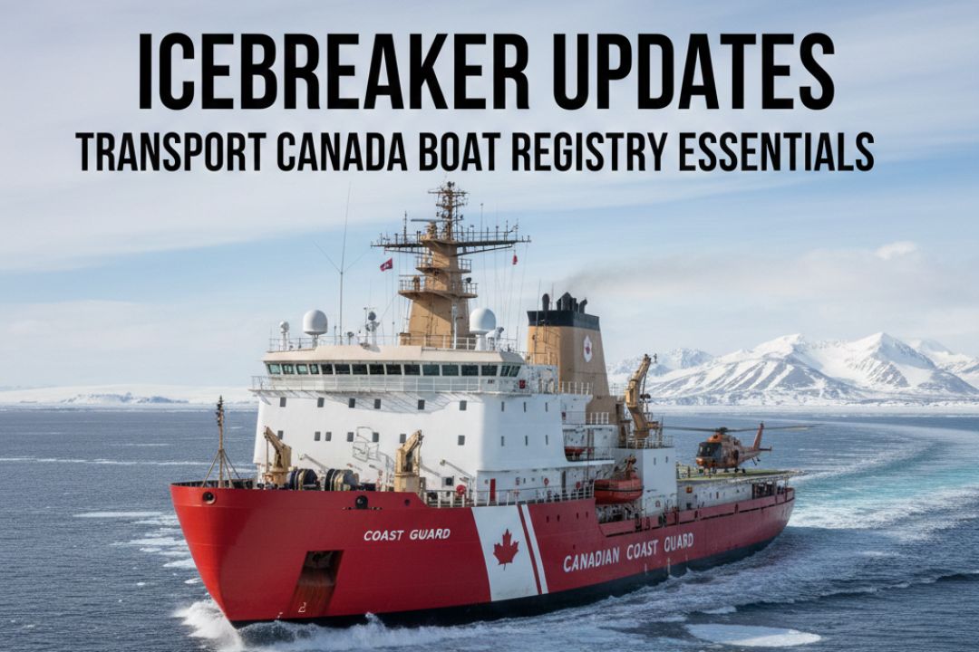 Icebreaker Updates and Transport Canada Boat Registry Essentials