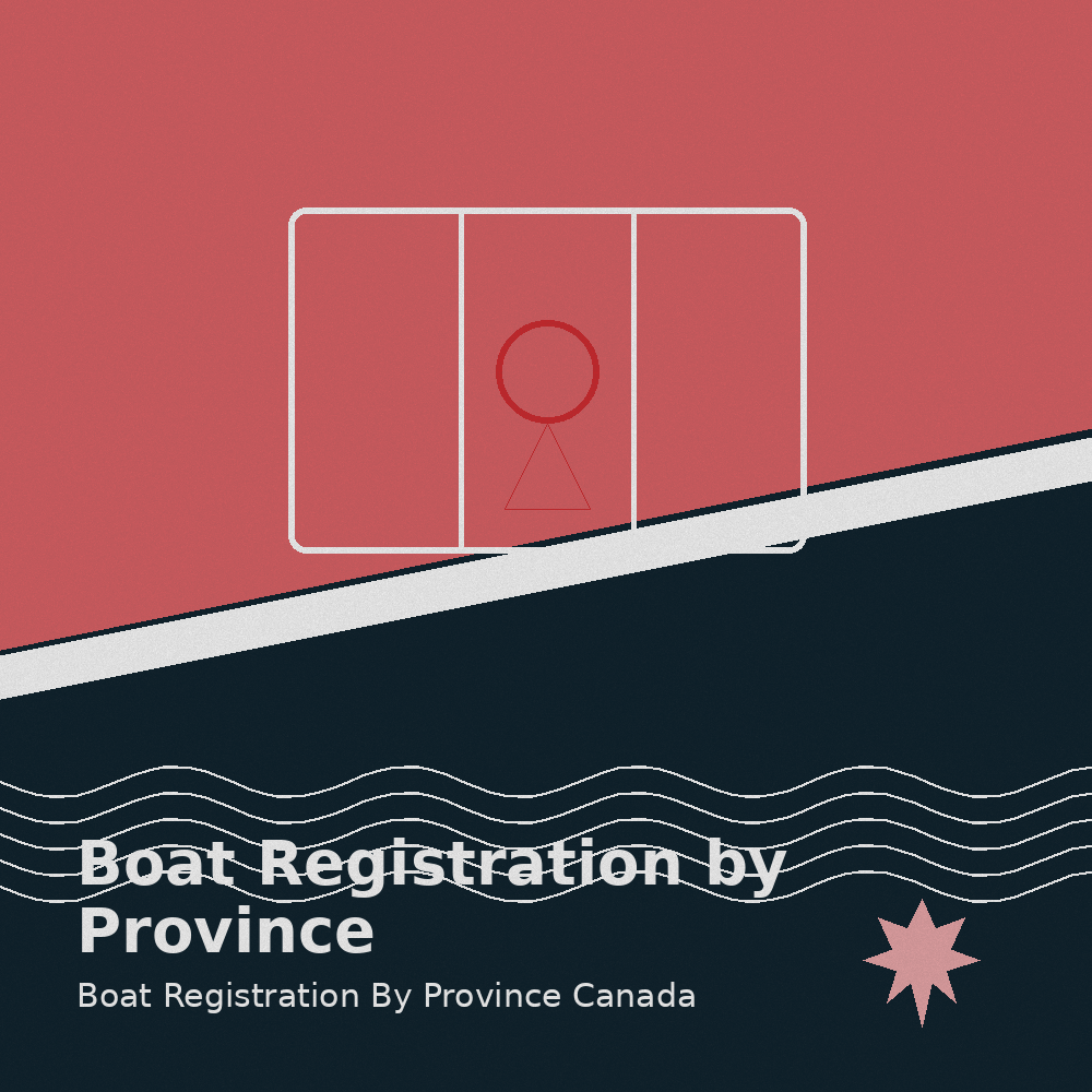 Boat registration by province Canada